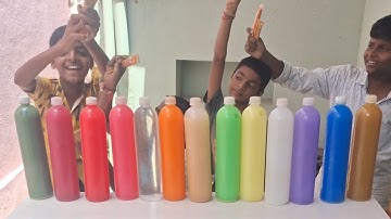 Watch the most funniest and beautiful entertaining bottle color matching challenge game ever 