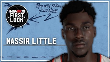 NBA 2K19 - How To Create Nassir Little (Version 1)