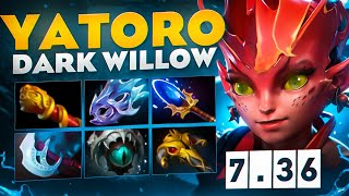 НОВАЯ КЕРИ ДАРК ВИЛЛОУ В ТЯЖЕЛОЙ ИГРЕ ОТ YATORO🔥| Dark Willow 7.36a