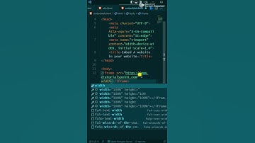 #11 Embed web app in your website| html tip and tricks
