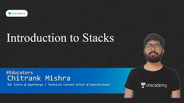 Introduction to Stacks | Special Class | Chitrank Mishra