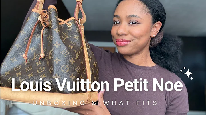 New to Me Louis Vuitton Petit Noé | First Fashionphile Purchase | Unboxing & What Fits | Luxury Bag