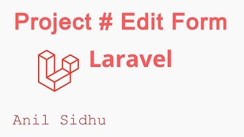 Laravel project #8 Edit restaurant form