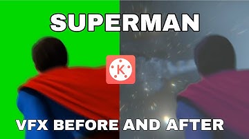 Superman flying scene || Kinemaster tutorial