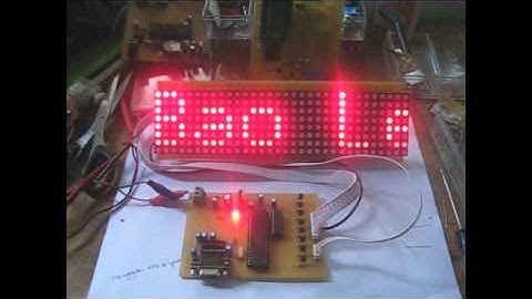 Mạch quang báo led matrix GTMT RS232 89S52