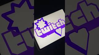 My animation of Twitch logo 😚. Subscribe for more! #procreateanimation #logoanimation #twitch