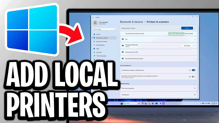 How To Add Local Printer In Windows 11/10/8/7 - Step By Step