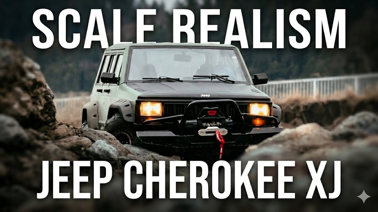 Realistic RC Crawler: Jeep Cherokee XJ Injora Hardbody TRX4 (No