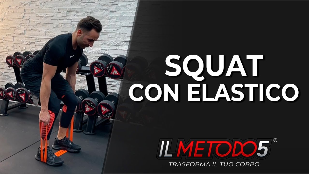 Squat con elastico