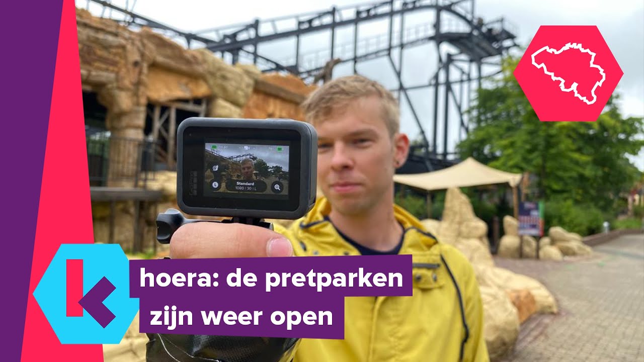 Jelle vlogt in Bobbejaanland