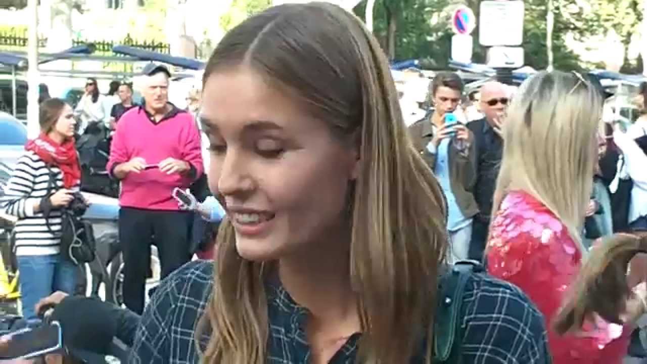 Model Nadja BENDER @ Paris Fashion Week September 2014 / Marant