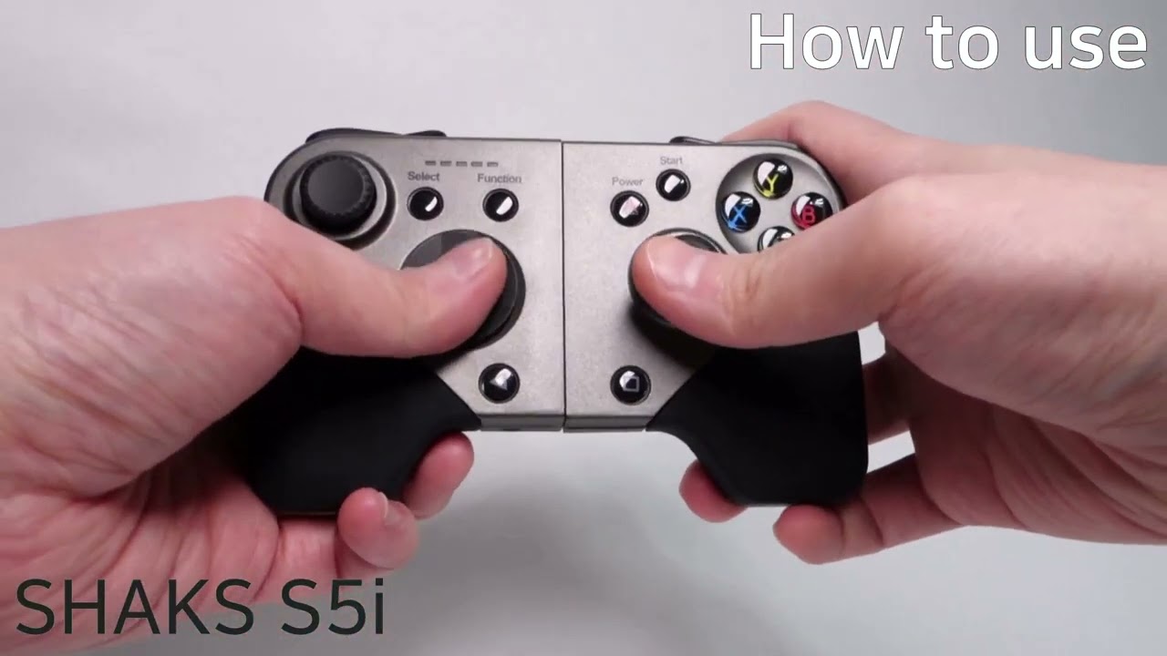 いつどこでもゲームが楽しめる！スマートフォン ゲームパッド 「SHAKS