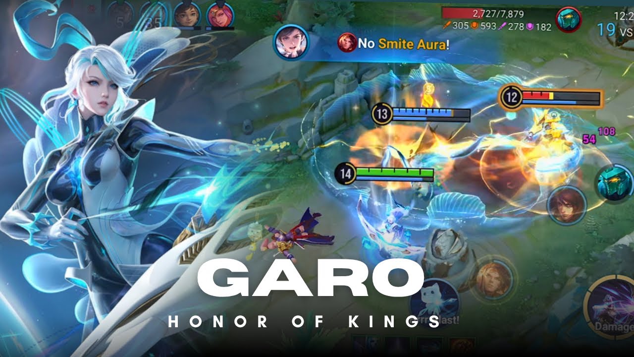 TOP GARO AMBER ERA SS RANK GAMEPLAY | Honor of Kings | 