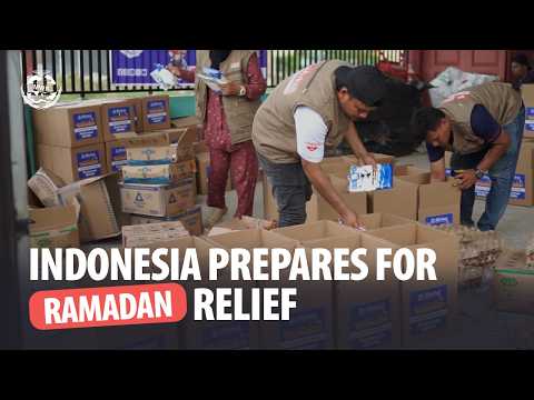 Ramadan Food Relief in Indonesia | Preparing & Packing Essential Food Items