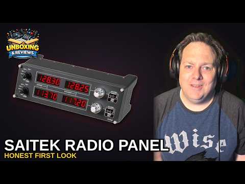 Logitech Saitek Radio Panel — Unboxing & First Look | MSFS 2024