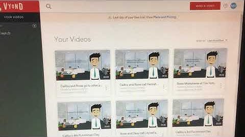 My Vyond Account Is The Last Day For My Free Trial :(