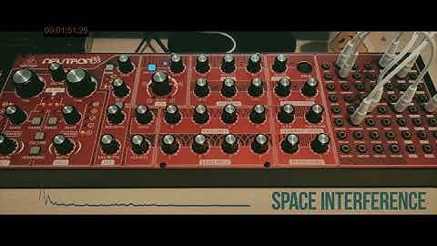 Behringer Neutron Drone patch | Space Interference | with shimmer