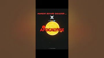 Eclipse vs Apocalypse 💀☠️ #Eclipse #Apocalypse #Space #Shorts