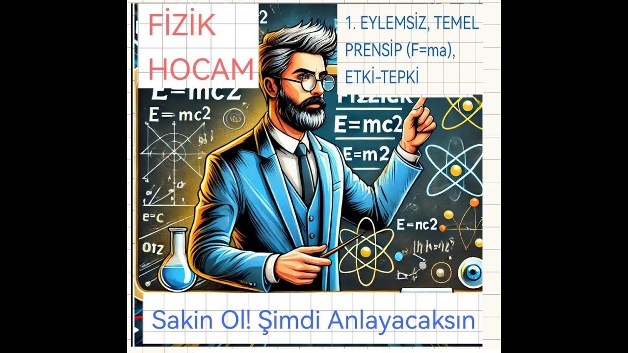 Newton'un Hareket Yasaları (Dinamik) 1 | Eylemsizlik, Temel prensip, Etki Tepki (11. sınıf fizik)