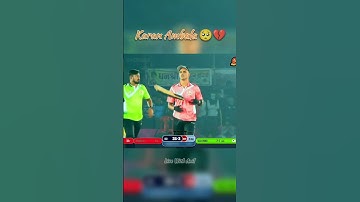 Karan Ambala 🥺💔 #cricket #7070sports #tenniscricket #tapeballcricket #trending #shorts #livewithanil
