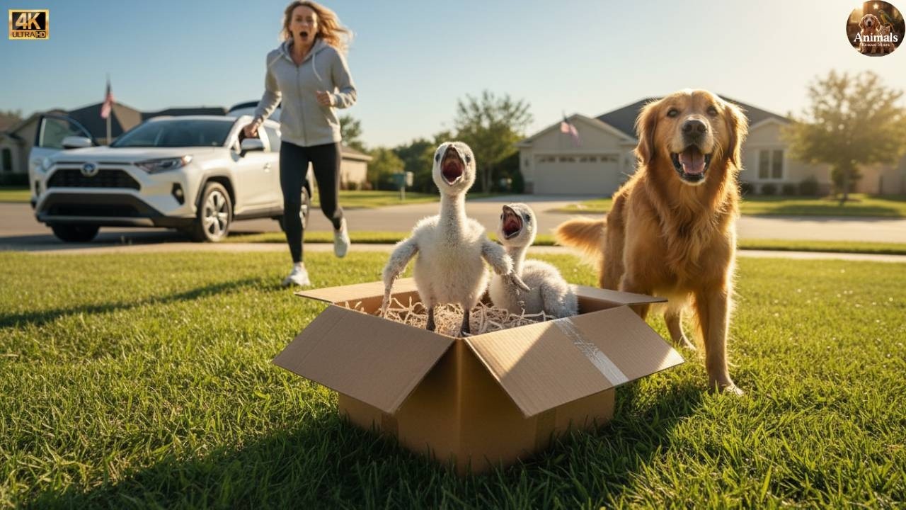 Labrador Leads Woman to a Box on the Road – What’s Inside Will Shock You!