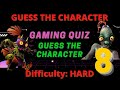 Gaming Quiz! Guess The Character #8 - HARD