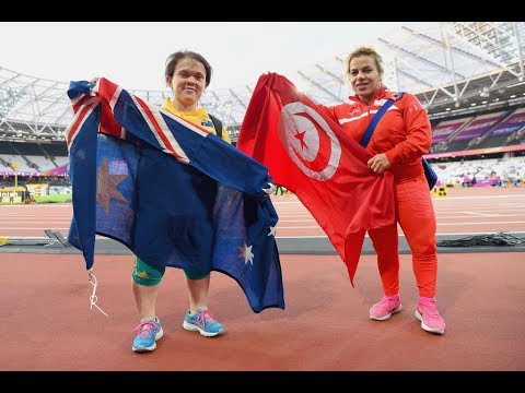 Raoua Tlili | Gold Women’s Shot Put F41 |Final | London 2017 World Para Athletics Championships