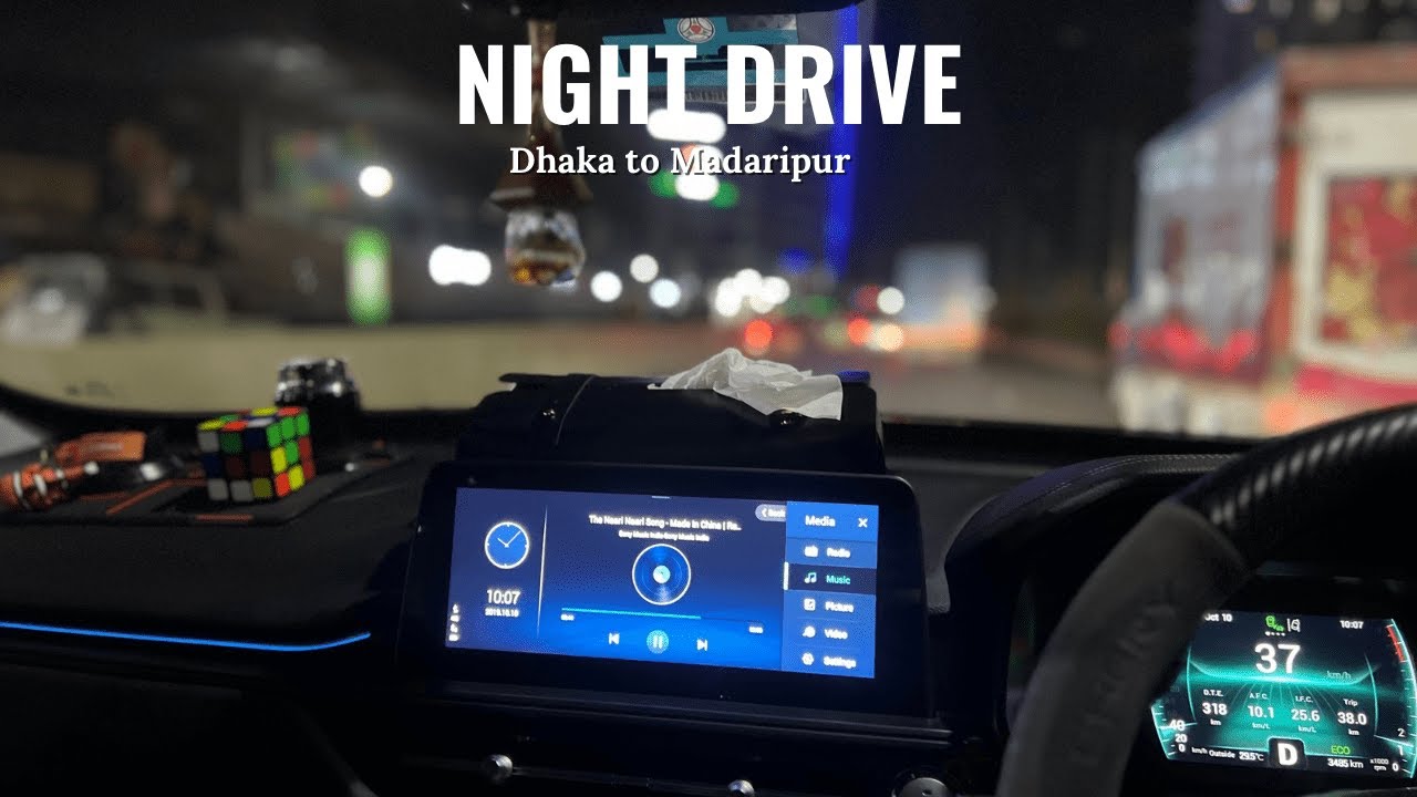 My First Big Vlog | Night Drive with Family | Dhaka to Madaripur 