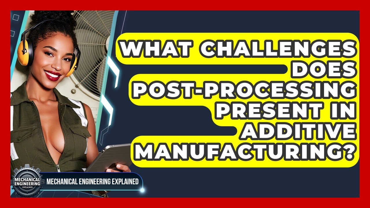 What Challenges Does Post-processing Present In Additive Manufacturing?