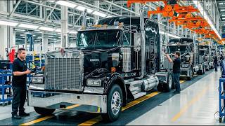 How Kenworth W900 Trucks Are Made | Inside American Truck Factory (Full Process)