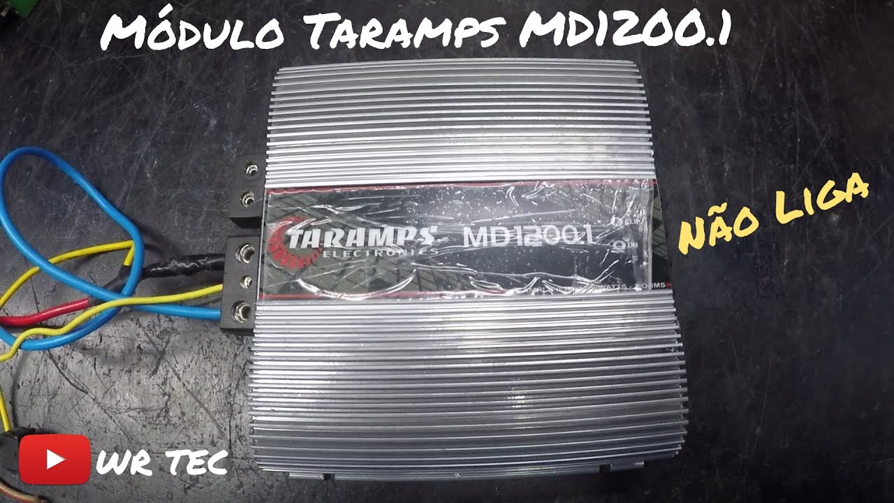 Módulo Taramps MD1200.1 - Não Liga