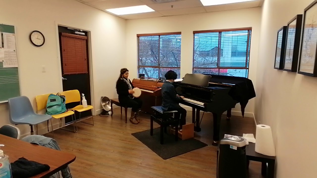 Luciano with mom performing Forest Drums by Faber (Duet)