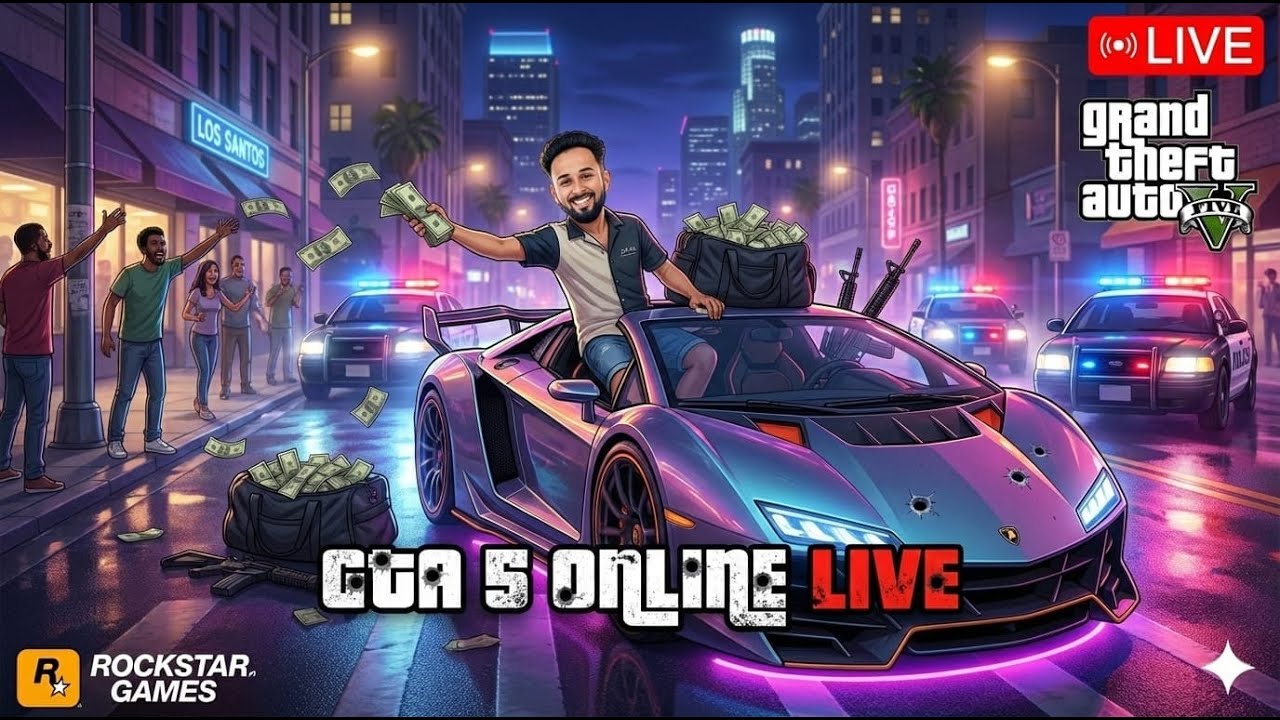 🔥 GTA 5 ONLINE LIVE FACECAM (Hindi) // TRYING TO BE PERFECT BEFORE GTA 6 // HIEST AND LOOT