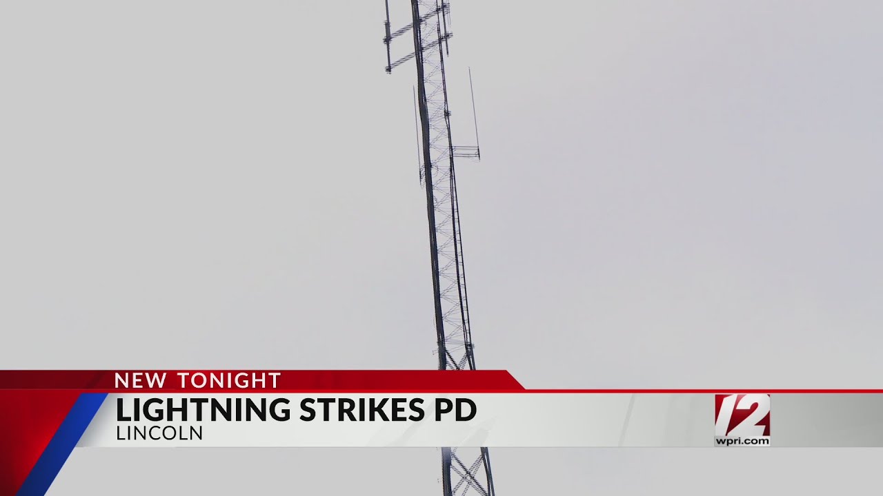 Dispatcher sent to hospital after lightning strikes Lincoln police headquarters