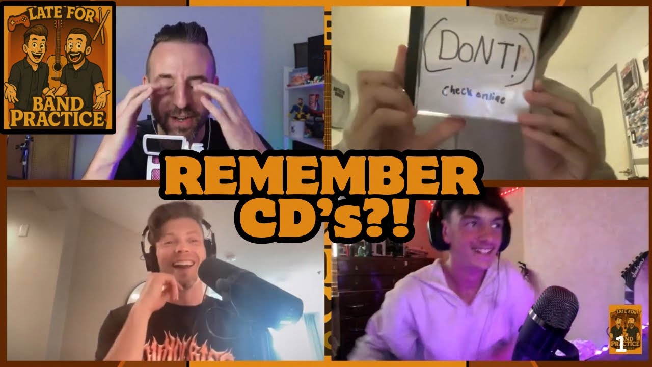 Burning CD's in 2025!? | Late For Band Practice Pod feat. Check Online