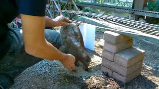 bridge work on the Garden Railway