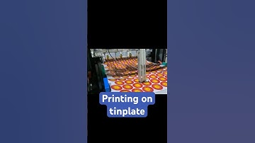 Printing on tinplate with an Arojet digital inkjet printer