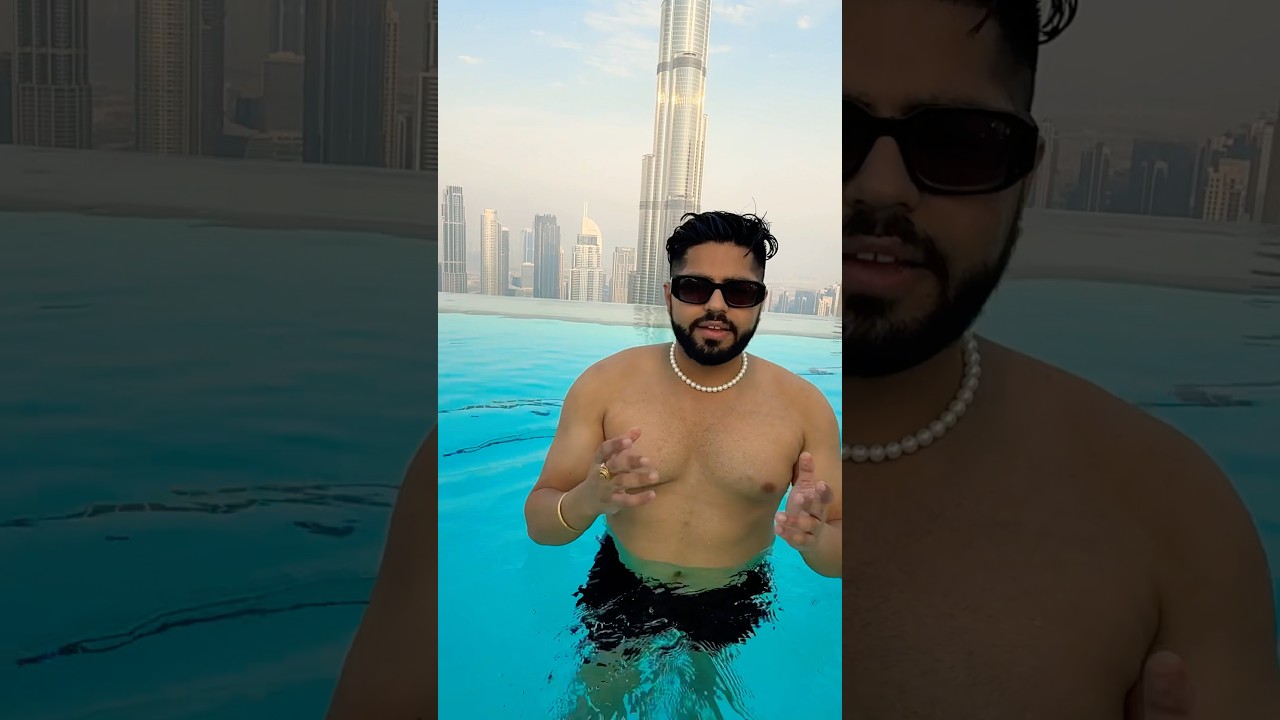 Most luxurious infinity pool Dubai 