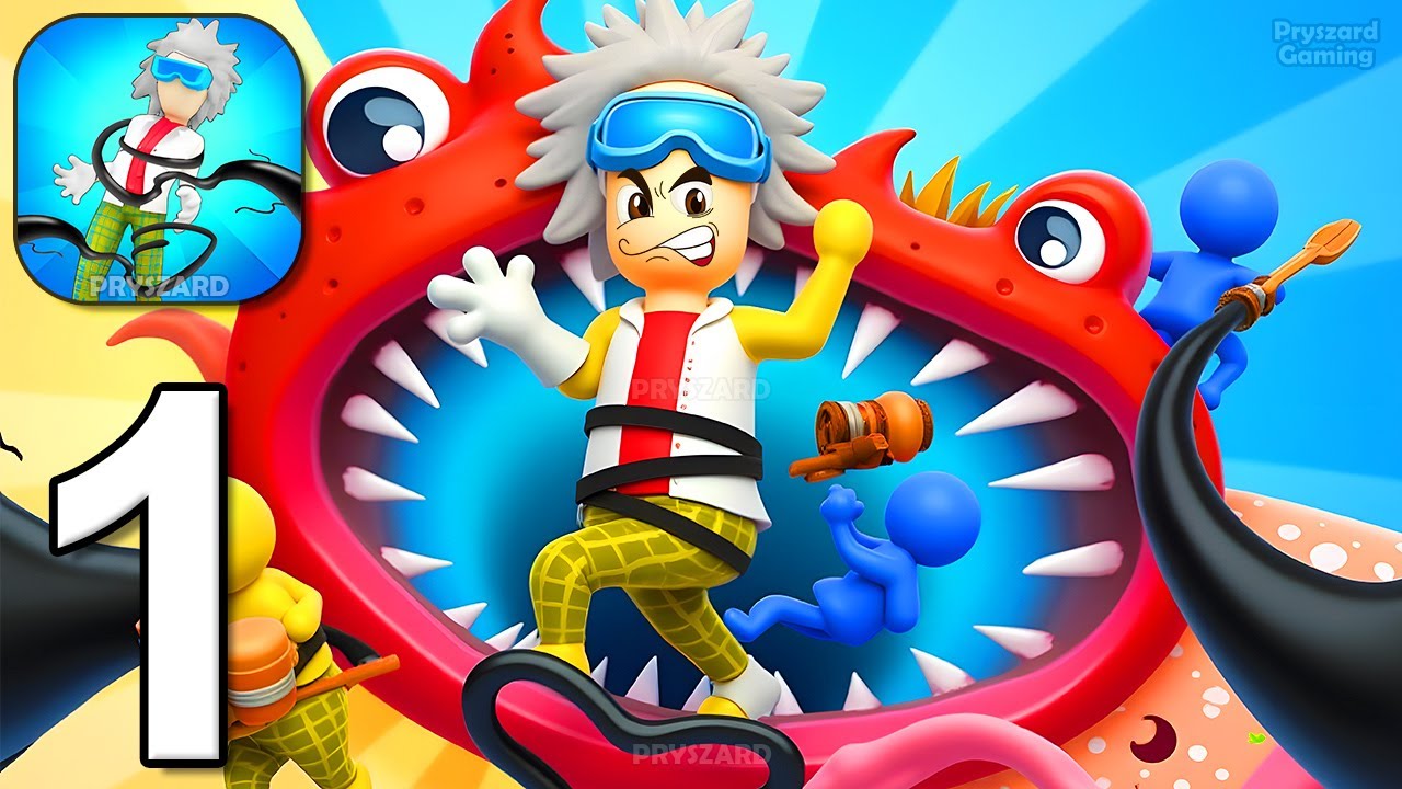 Mutant Attack: Mad Scientists - Gameplay Walkthrough Part 1 - Mutant Ragdoll Attack (iOS, Android)