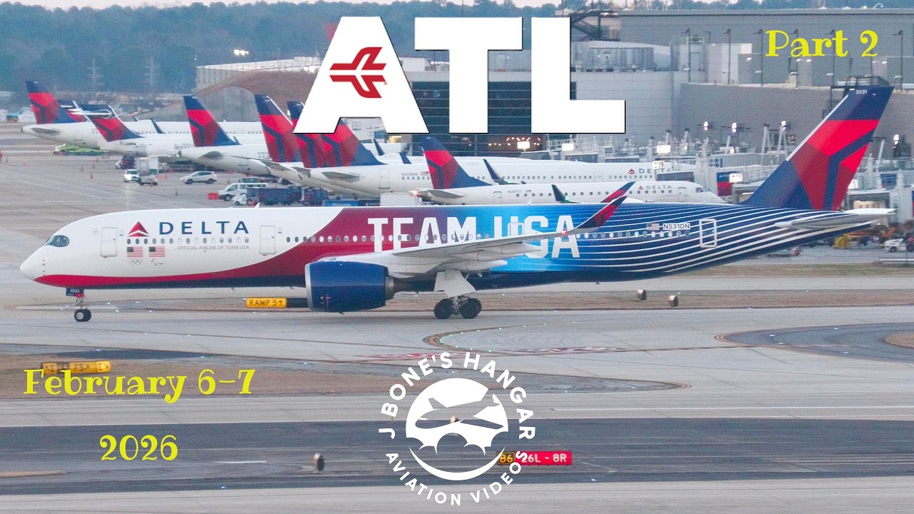 Planespotting The Busiest Airport In The USA Atlanta Hartsfield Jackson Int'l Part 2