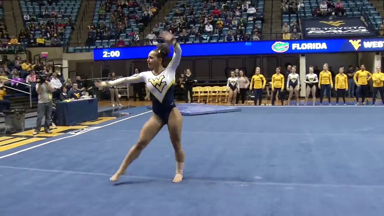Erica Fontaine (West Virginia) - Floor Exercise (9.700) - Florida at West Virginia 2018