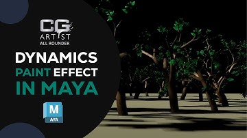 Maya Dynamics : PAINT EFFECT IN MAYA | CLASS 1