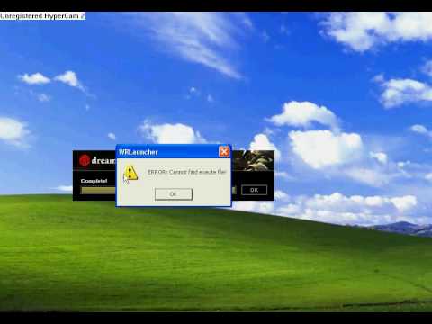 Warrock problem cannot find exeute file!