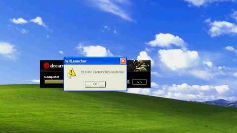 Warrock problem cannot find exeute file!