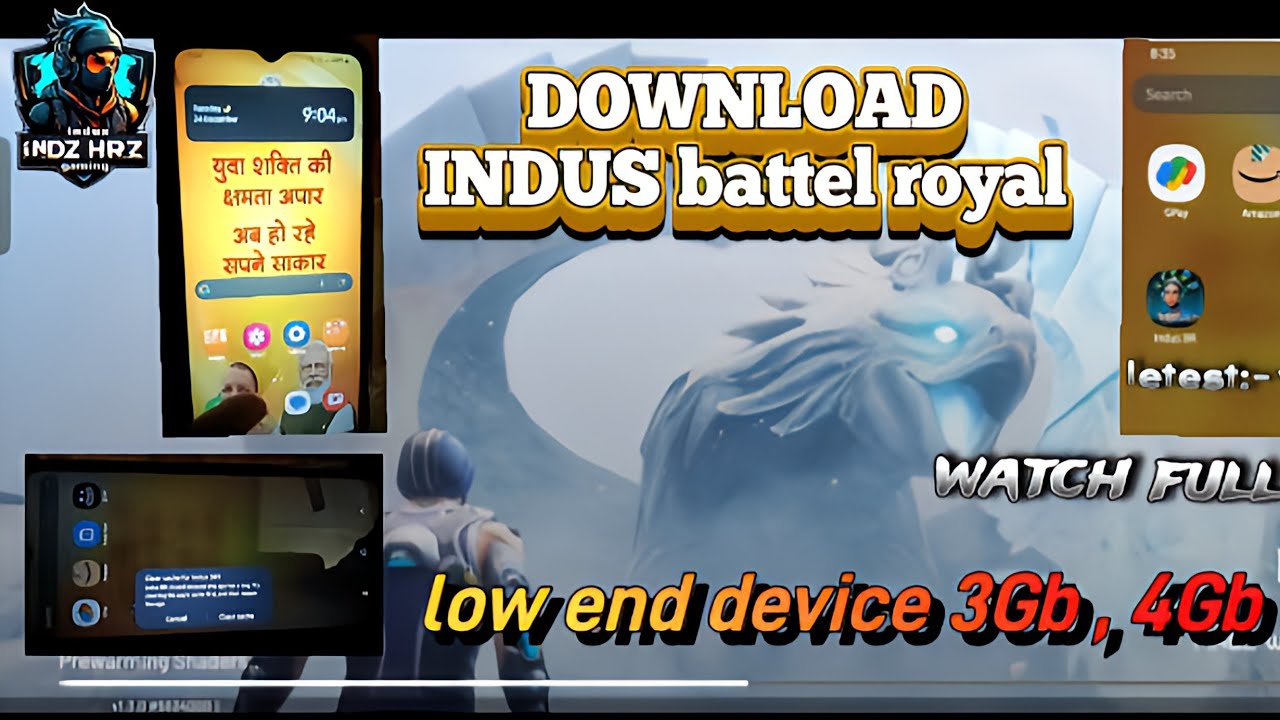 How to download indus battle royale in 3GB ram device | indus Br  