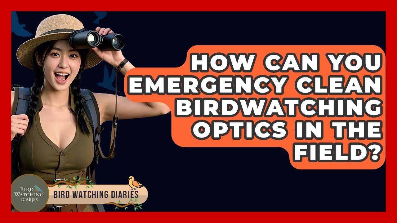 How Can You Emergency Clean Birdwatching Optics In The Field? - Bird Watching Diaries