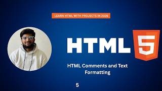 HTML Comments and Text formatting