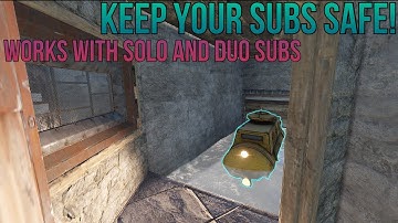 Rust Submarine Base Design - Build Tutorial