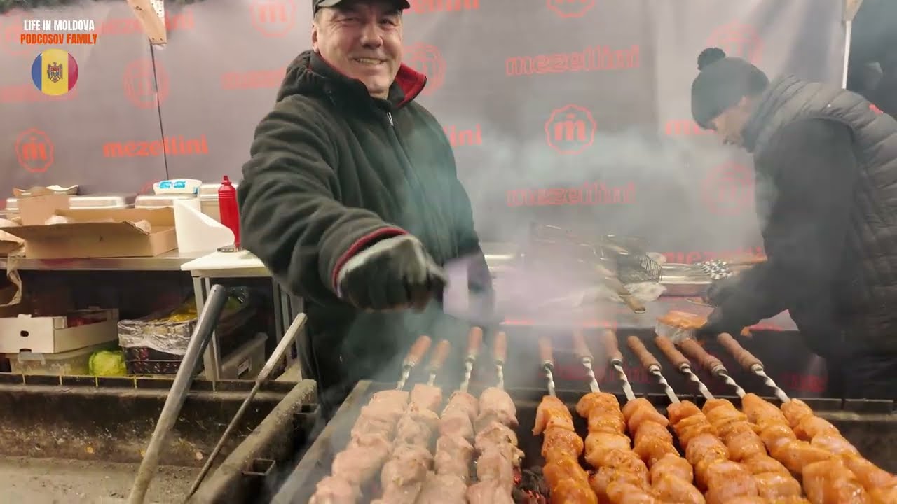 🍷🇲🇩 ВЕЧЕРНИЙ КИШИНЕВ ❄️ ЯНВАРЬ 2026. СКОЛЬКО ЛЮДЕЙ В ГОРОДЕ 🎄😲❤️