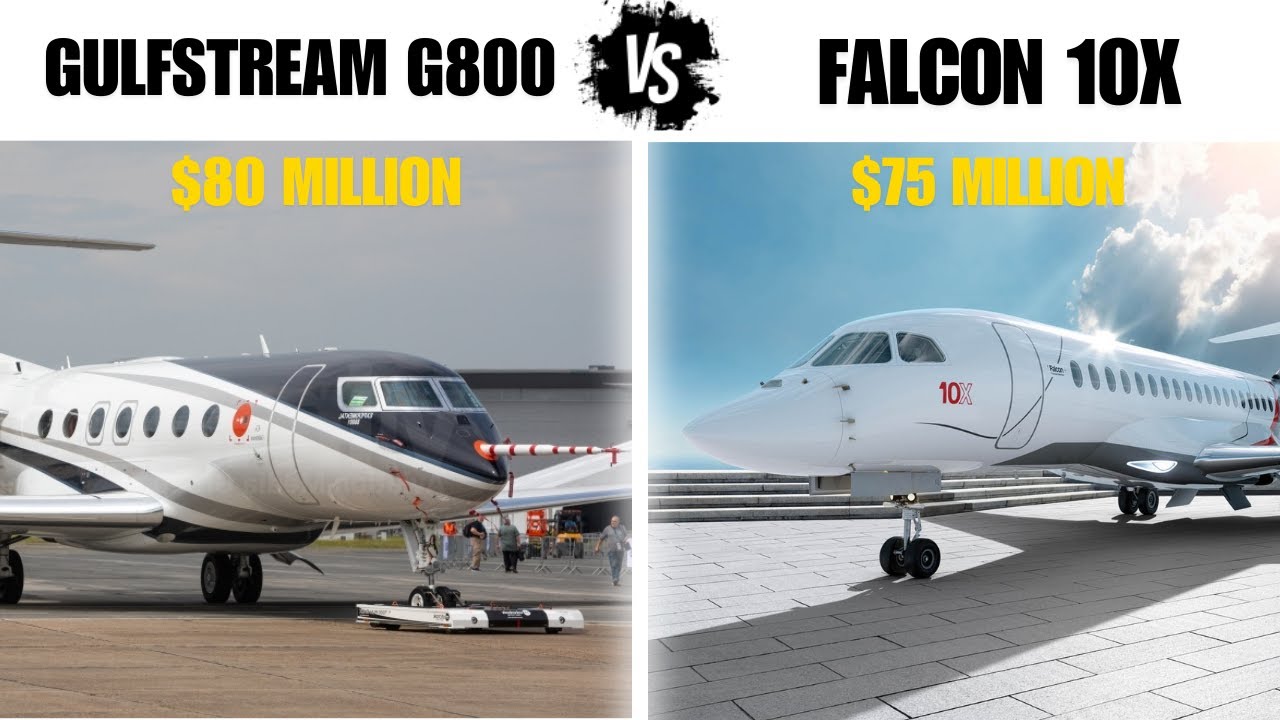 Gulfstream G800 vs Dassault Falcon 10X Faceoff for Luxury Travelers